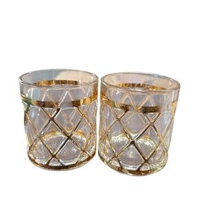 Joseph Altuzarra 18kt Gold Trim Low Ball Glasses